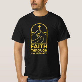 T-shirt Croix de la foi à travers l'incertitude Cross Hill