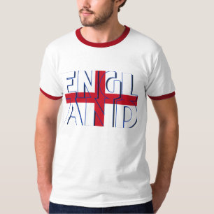 T-shirt Croix de l'Angleterre St George et texte de