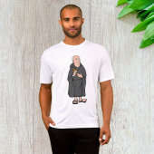 T-shirt Croix de Monk dans Robe Médiévale Religieux