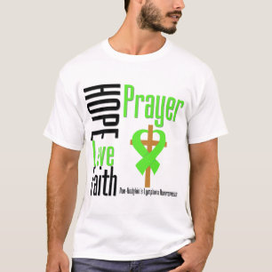 T-shirt Croix de prière de foi d'amour d'espoir de