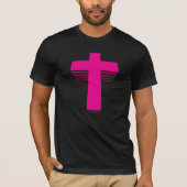 T-shirt croix de techno du style 80s (Devant)