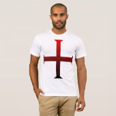 T-shirt Croix de Templar (Devant entier)