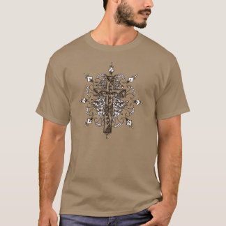 T-shirt Croix décorative