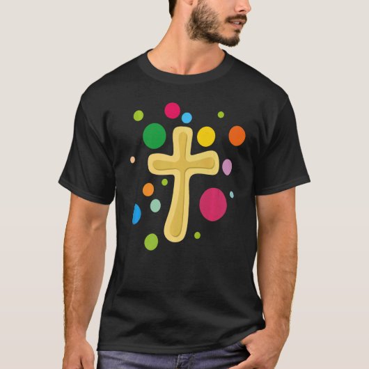 T-shirt Croix Dieu Bible Christ chrétien (Devant)