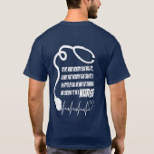 T-shirt Croix d'infirmière (Dos)