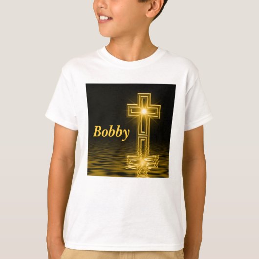 T-shirt Croix d'or (Devant)