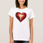 T-shirt Croix et Cœur (Devant)