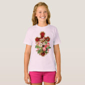 T-shirt Croix florale (Devant entier)