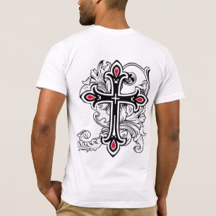T-shirt Croix gothique