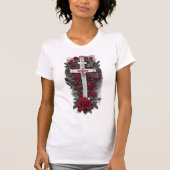 T-shirt Croix gothique de tatouage 9 (Devant)