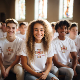 T-shirt Croix lunaire personnalisée Tee Church & Youth Gro