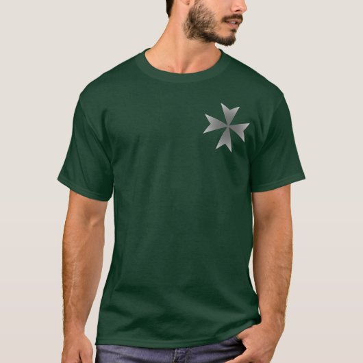 T-shirt Croix maltaise de petit chrome (Devant)