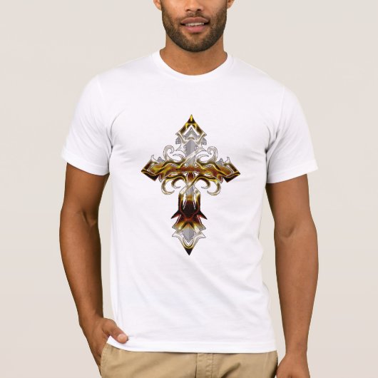 T-shirt Croix médiévale brunoise (Devant)