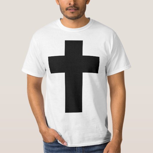 T-shirt Croix noire (Devant)