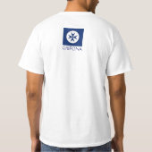 T-shirt Croix octogonale BLUE CORSAIR STYLE (Dos)