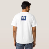 T-shirt Croix octogonale BLUE CORSAIR STYLE (Dos entier)
