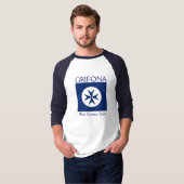 T-shirt Croix octogonale BLUE CORSAIR STYLE (Devant entier)