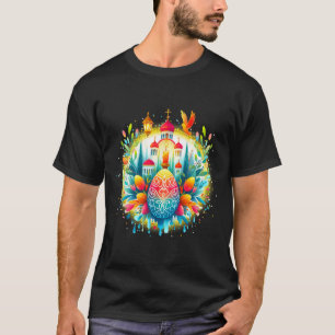 T-shirt Croix orthodoxe byzantine grecque russe Il est res
