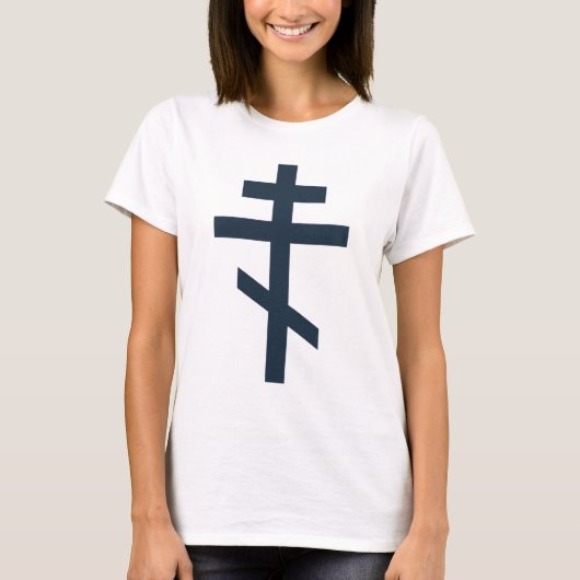 T-shirt Croix orthodoxe russe (Devant)