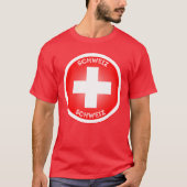 T-shirt Croix suisse Schweiz (Devant)