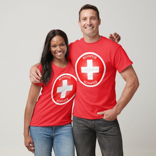 T-shirt Croix suisse Schweiz (Unisexe)