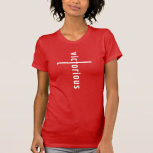 T-shirt Croix victorieuse (blanche)