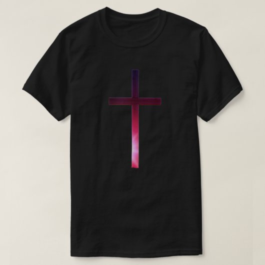 T-shirt Croix violette (Design devant)