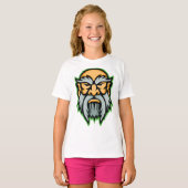 T-Shirt Cronos Dieu Grec Barbe Grise (Devant entier)