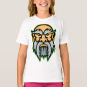 T-Shirt Cronos Dieu Grec Barbe Grise (Devant)