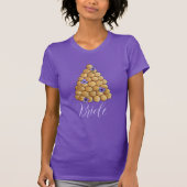 T-shirt Croquembouche Choux Pâtisserie Mariage Mariée de g (Devant)