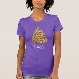 T-shirt Croquembouche Choux Pâtisserie Mariage Mariée de g