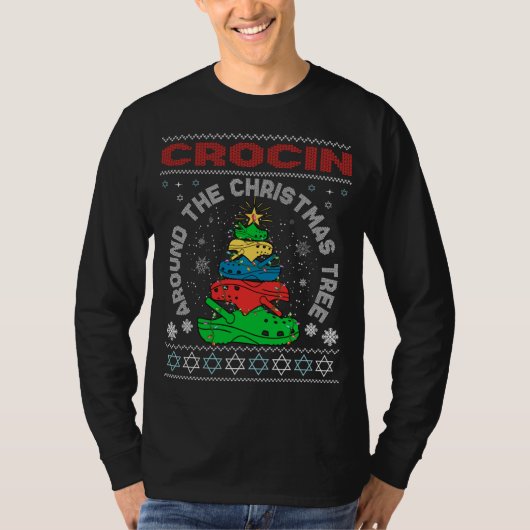 T-shirt Croquer autour de l'arbre de Noël (Devant)