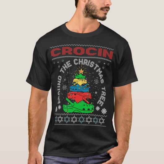 T-shirt Croquer autour de l'arbre de Noël (Devant)