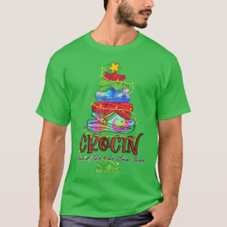 T-shirt Croquer Autour De L'Arbre De Noël Drôle Noël Chris