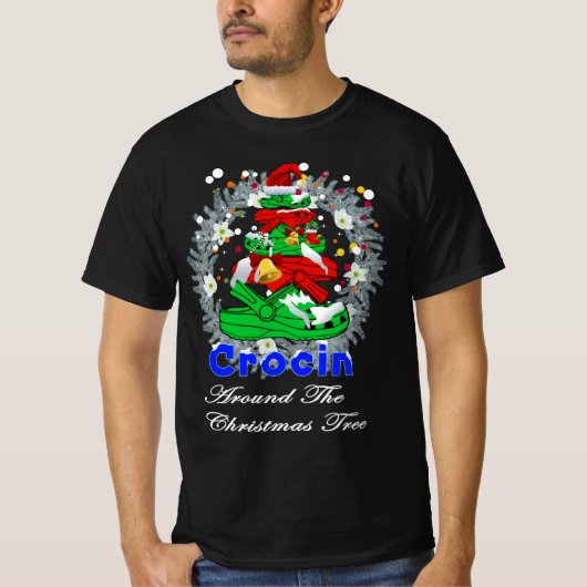 T-shirt Croquer autour du joyeux sapin de Noël (Devant)