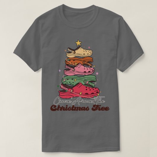 T-shirt Croquer autour du sapin de Noël (Design devant)