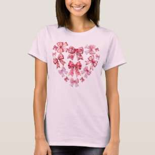 T-shirt Croquette en forme de cœur pour la Saint-Valentin