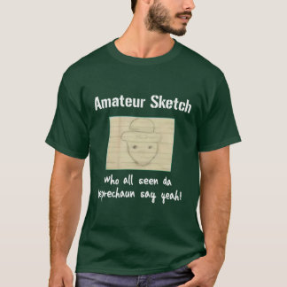 T-shirt Croquis amateur que tout le lutin vu du DA