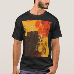 T-shirt Croquis artistique créatif, texture colorée.