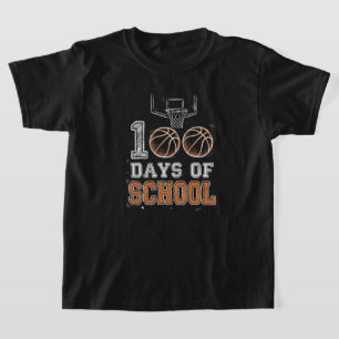 T-shirt Croquis au crayon de basket-ball amusant pour le 1