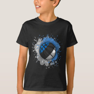 T-shirt Croquis avec le drapeau de l'Estonie