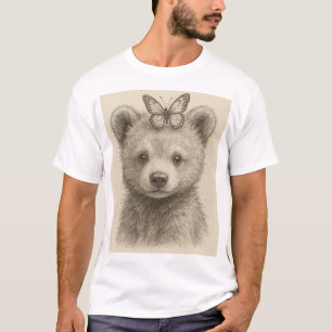 T-shirt Croquis de bébé Bear Cub