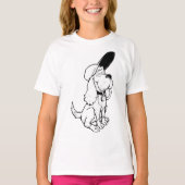 T-shirt Croquis de chien (Devant)
