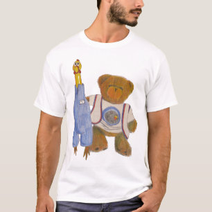 T-shirt Croquis de crayon de duvet et de Camilla