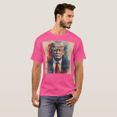 T-shirt Croquis De Donald Trump (Devant entier)
