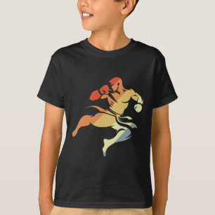 T-shirt Croquis de garçon de kickboxing Look 90s Arts mart