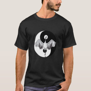 T-shirt Croquis de la grue Tai Chi