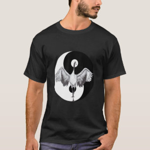 T-shirt Croquis de la grue Tai Chi