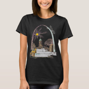 T-shirt Croquis de l'Arche de Saint-Louis pour Voyage en B
