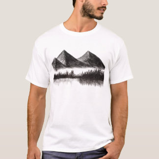 T-shirt Croquis de montagne